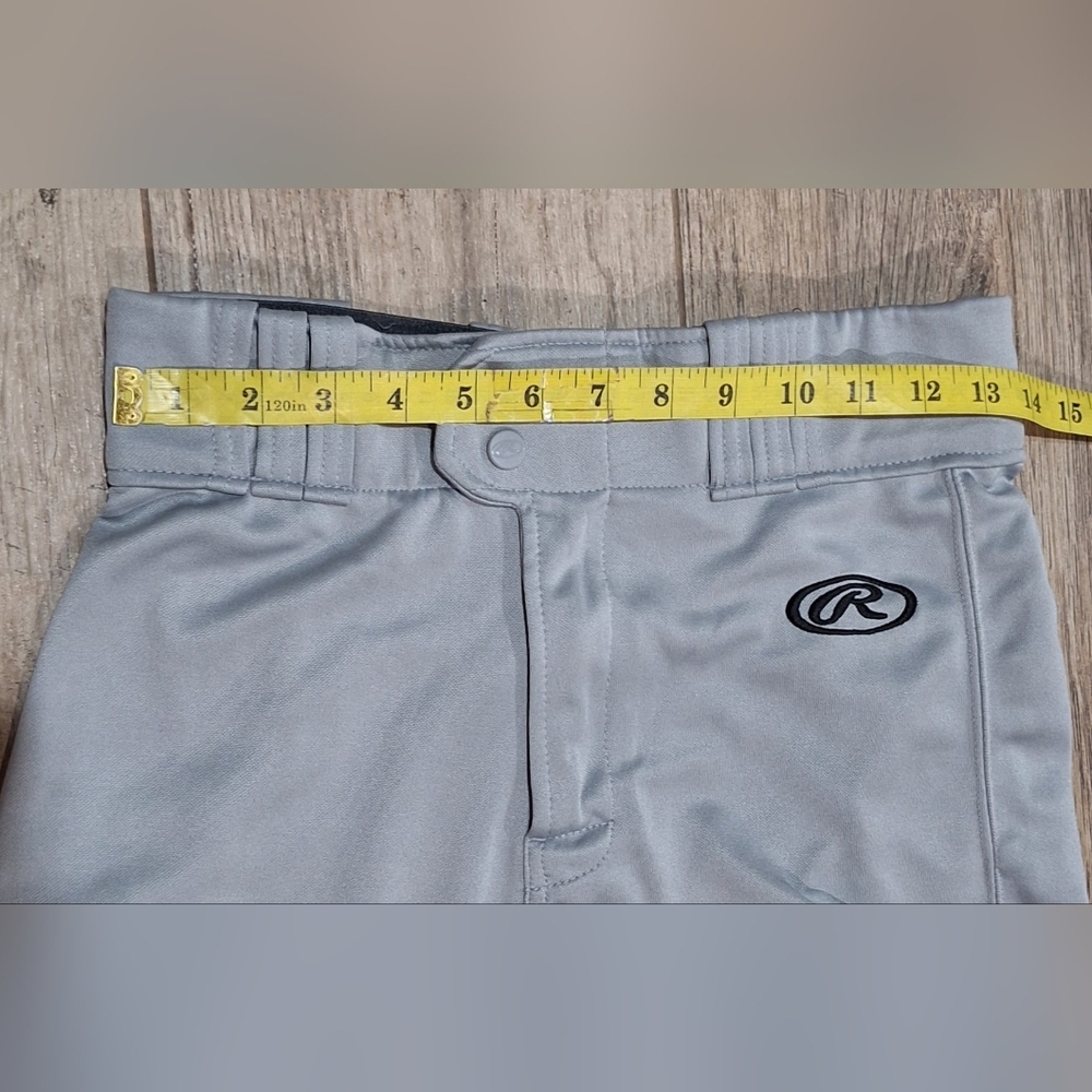 #1660 Rawlings Men's/ Womens Gray Athletic Baseball Knickers Sz S - Picture 7 of 8